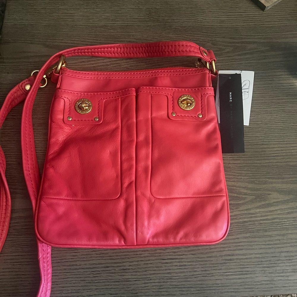 Marc Jacobs Vibrant Red Crossbody Bag